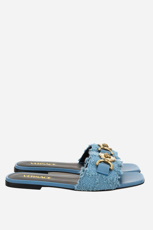Medusa 95 Flat Sandal H.10 In Fabric