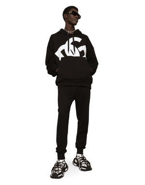JERSEY HOODIE WITH DG PRINT