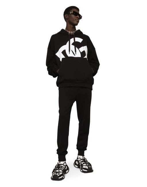 JERSEY HOODIE WITH DG PRINT