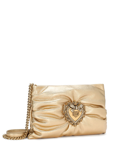SMALL FOILED CALFSKIN DEVOTION SOFT BAG