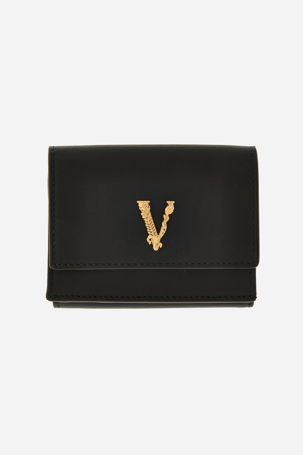 Virtus Trifold Wallet In Calf Leather