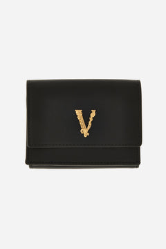 Virtus Trifold Wallet In Calf Leather
