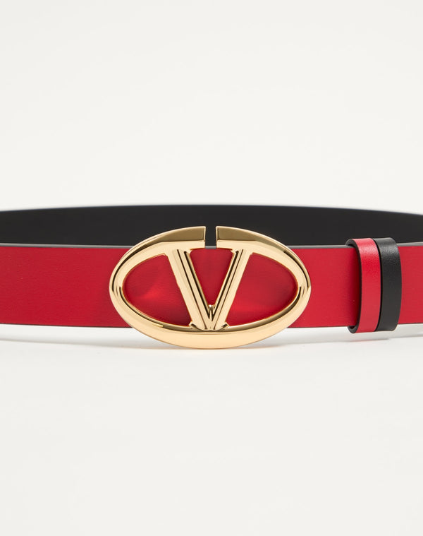 Cintura Reversibile Vlogo The Bold Edition In Vitello 30 Mm