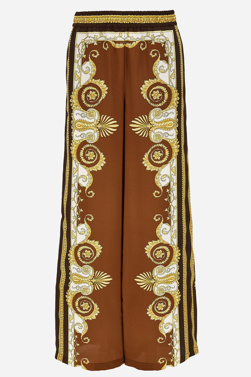 Informal Pant In Twill Poly Print Spring Barocco