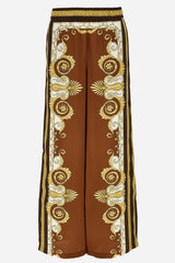 Informal Pant In Twill Poly Print Spring Barocco
