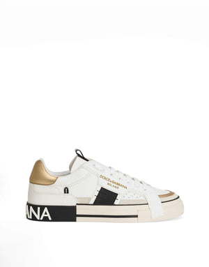 CALFSKIN 2.ZERO CUSTOM SNEAKERS WITH CONTRASTING DETAILS