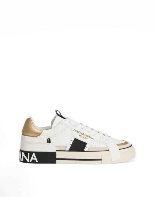 CALFSKIN 2.ZERO CUSTOM SNEAKERS WITH CONTRASTING DETAILS