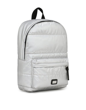 METALLIC NYLON BACKPACK