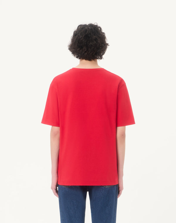 T-Shirt In Cotone Con Stampa Le Chat De La Maison