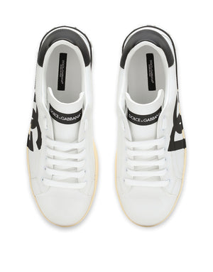 PORTOFINO SNEAKERS IN NAPPA CALF LEATHER WITH EMBOSSED DG LOGO