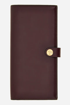 Icon Long Wallet In Calf Leather