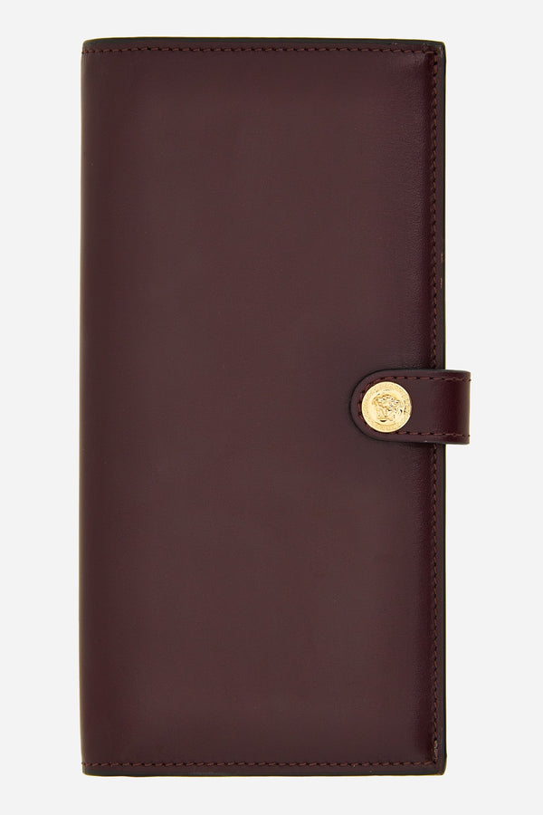 Icon Long Wallet In Calf Leather