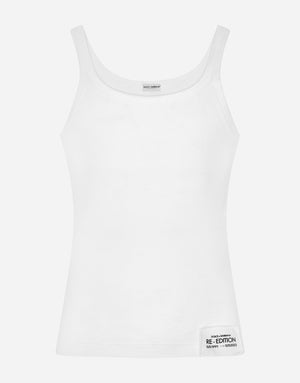 FINE-RIB COTTON SINGLET