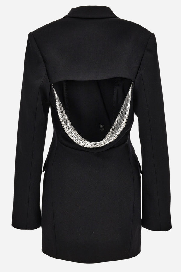 Evening Jacket In Responsible Stretch Wool Grain De Poudre