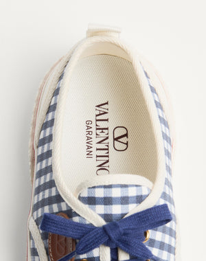 Sneaker Nojoke In Tessuto Canvas Stampa Vichy