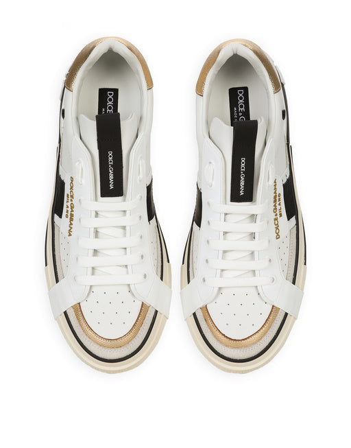 CALFSKIN 2.ZERO CUSTOM SNEAKERS WITH CONTRASTING DETAILS