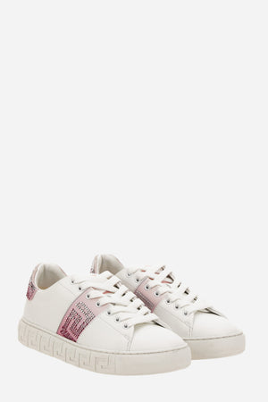 La Greca Sneaker In Free Bio Fabric-Satin-Degrade Strass