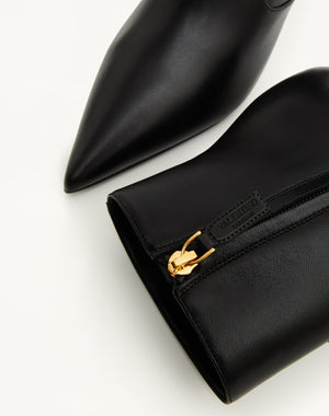 STIVALETTO VLOGO SIGNATURE IN CAPRETTO 70MM