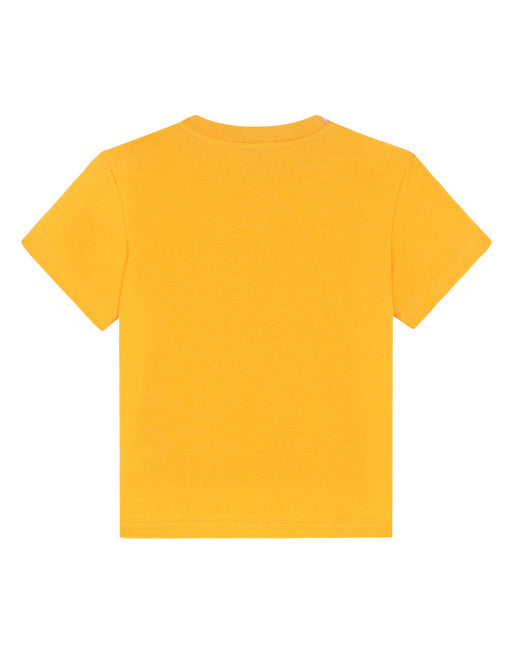 JERSEY T-SHIRT WITH DG LAUREL AND CROWN PRINT