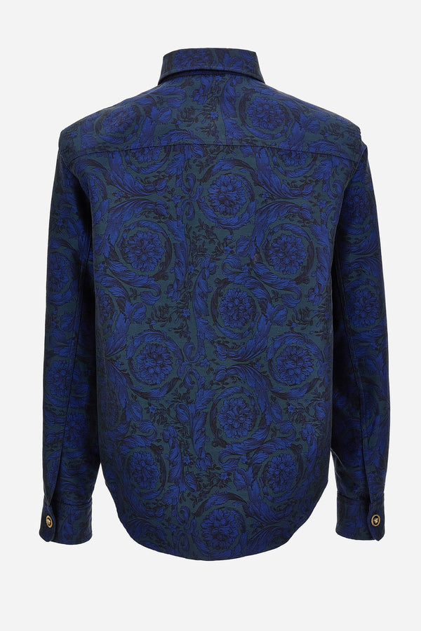 Informal Shirt In Barocco Jacquard Fabric