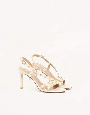 SANDALO ROCKSTUD IN VITELLO 85MM