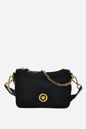 Icon Nylon Hobo Bag In Nylon-Calf-Enamel Hw