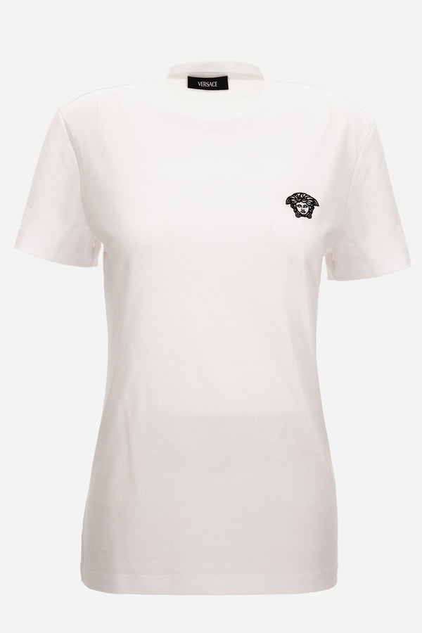 T-Shirts In Jersey-Medusa Embroidery