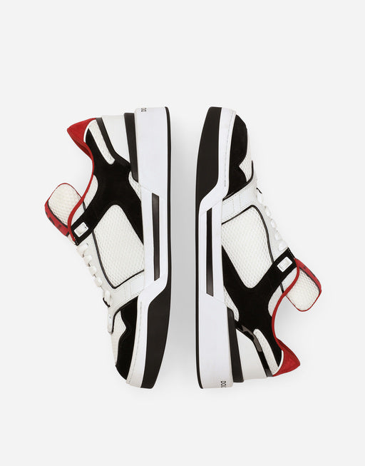 MIXED-MATERIAL NEW ROMA SNEAKERS