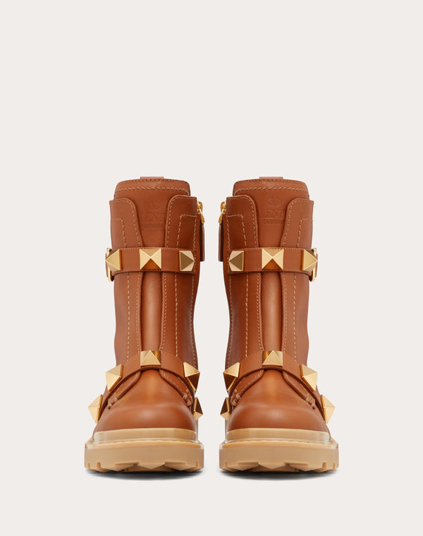 Combat Boot Roman Stud In Vitello 40Mm