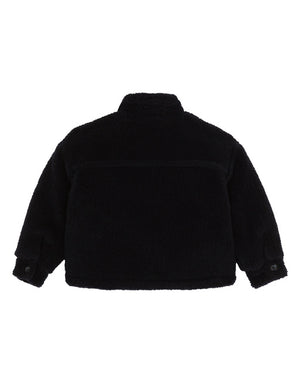TEDDY JACKET WITH PATCH POCKETS