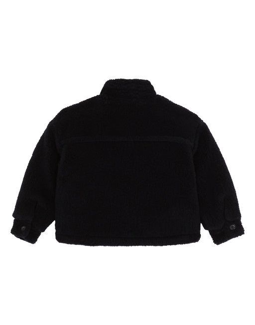 TEDDY JACKET WITH PATCH POCKETS