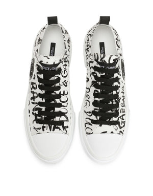 CANVAS PORTOFINO LIGHT SNEAKERS WITH DG LOGO PRINT
