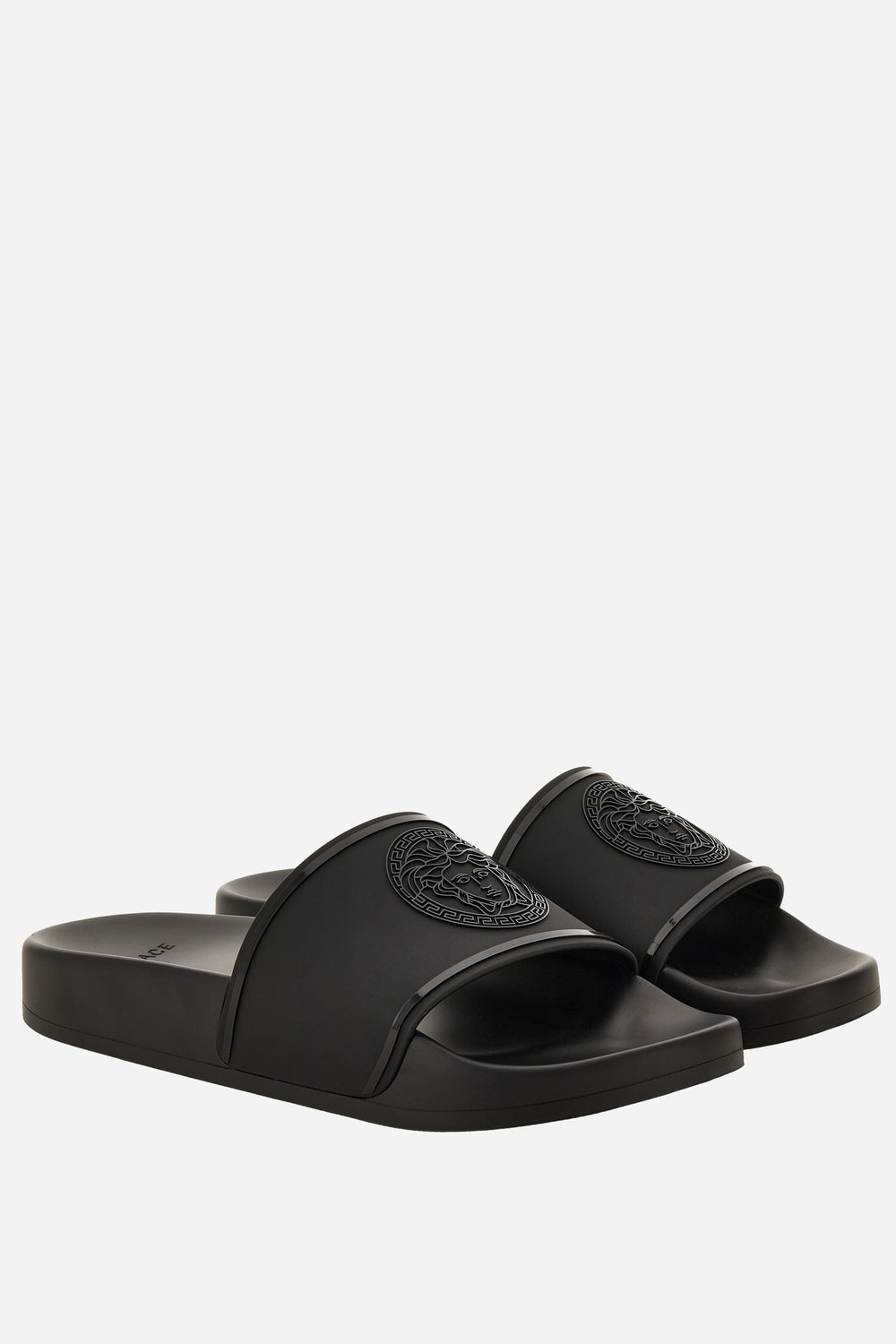 Versace Pool Slides In Rubber