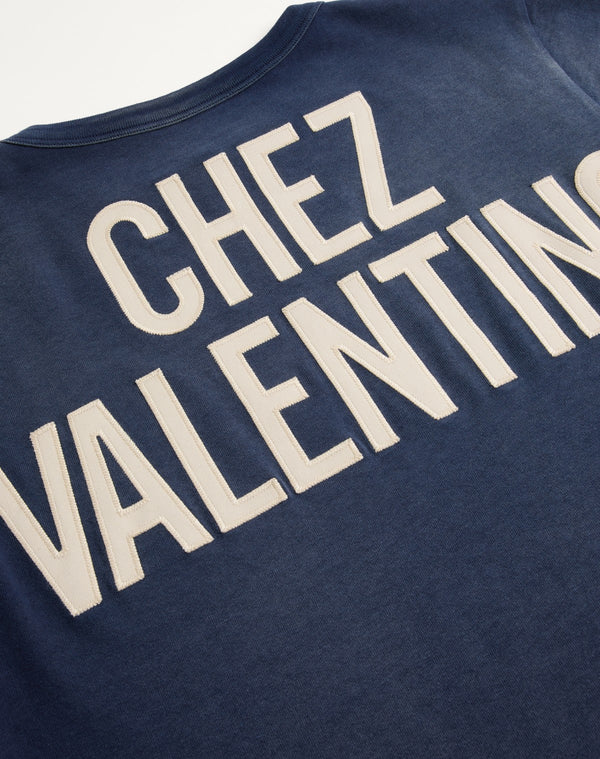 T-Shirt In Cotone Con Stampa E Patch Chez Valentino