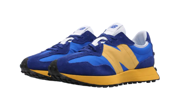 New Balance 327 Blue Yellow - MS327CLB