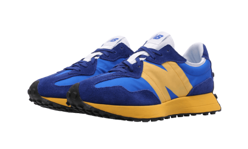 New Balance 327 Blue Yellow - MS327CLB