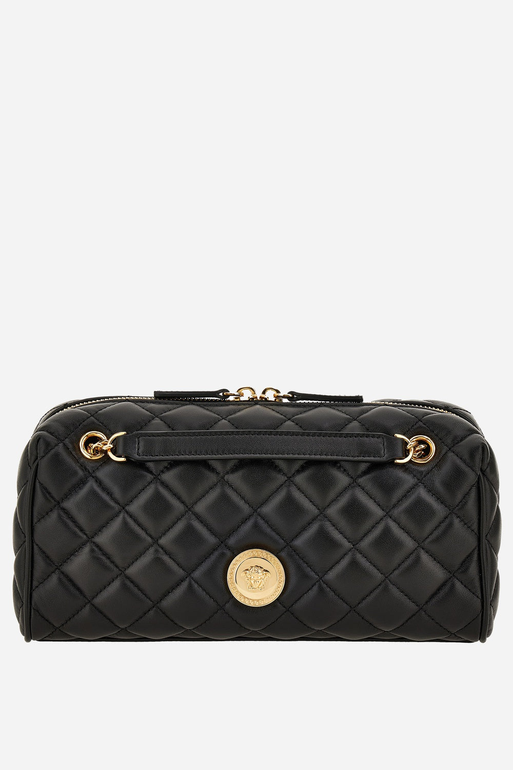 Icon Small Shoulder Bag In Quilted Lamb Leather