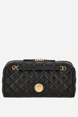 Icon Small Shoulder Bag In Quilted Lamb Leather