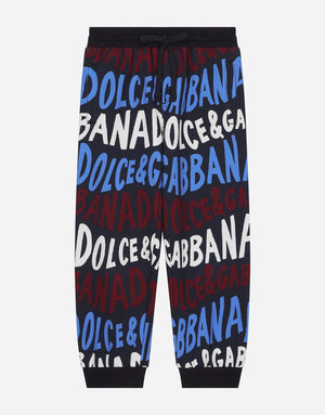 JERSEY JOGGING PANTS WITH DOLCE&GABBANA LOGO