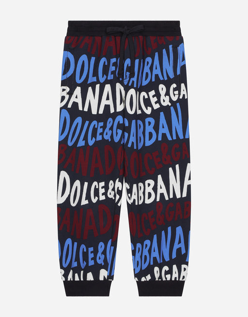 JERSEY JOGGING PANTS WITH DOLCE&GABBANA LOGO