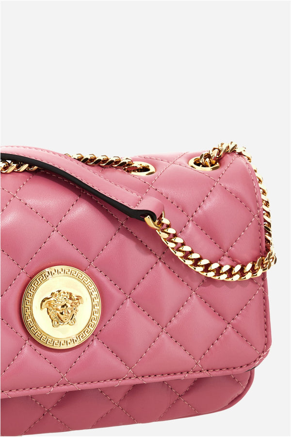 Icon Sm Shoulder Bag In Quilted Lamb Leather