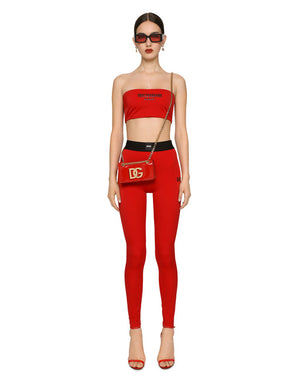 SPANDEX JERSEY BANDEAU TOP DGVIB3