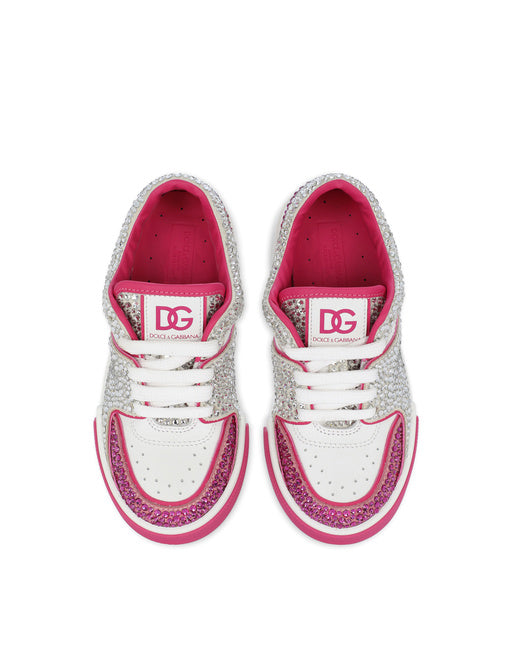 NEW ROMA SNEAKERS WITH FUSIBLE RHINESTONES