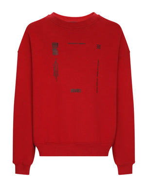 JERSEY SWEATSHIRT WITH DGVIB3 PRINT AND LOGO