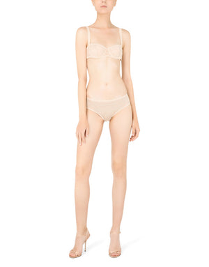 JACQUARD TULLE BRIEFS
