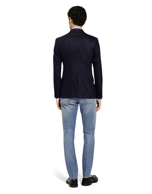 STRIPED POPLIN MARTINI-FIT SHIRT