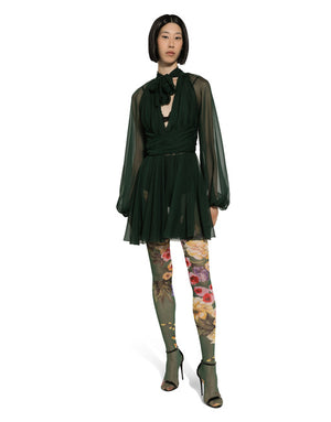 SHORT CHIFFON DRESS