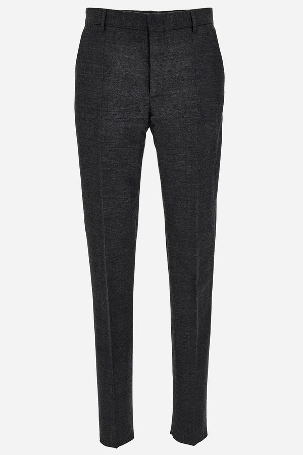 Formal Pant In Responsible Wool Herringbone Tailoring