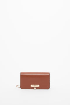 POUCH CON CATENA ROCKSTUD FIERCE IN VITELLO 