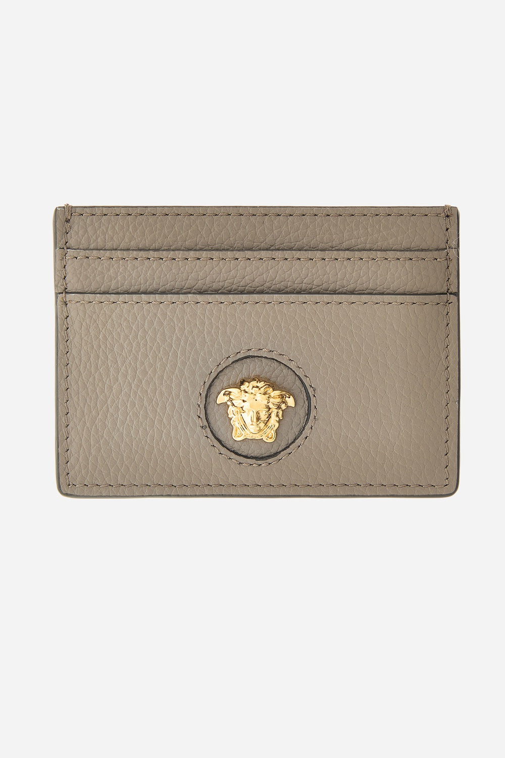 La Medusa Card Case In Grainy Calf Leather